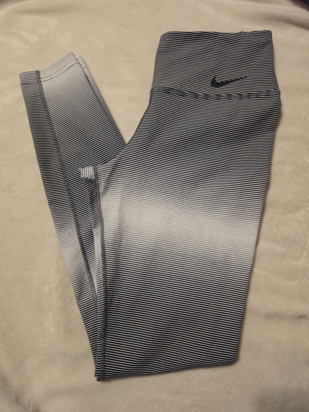 Nike Ladies' Gray Ombre Stripe Leggings